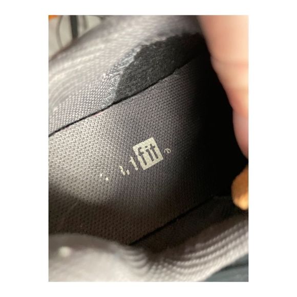 Smart Fit Faux Leather Sneakers Sz 7 Brown Non-Marking Soles - Picture 8 of 11